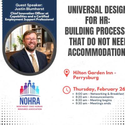 Universal Design for HR: Building Processes That Do Not Need Accommodations
